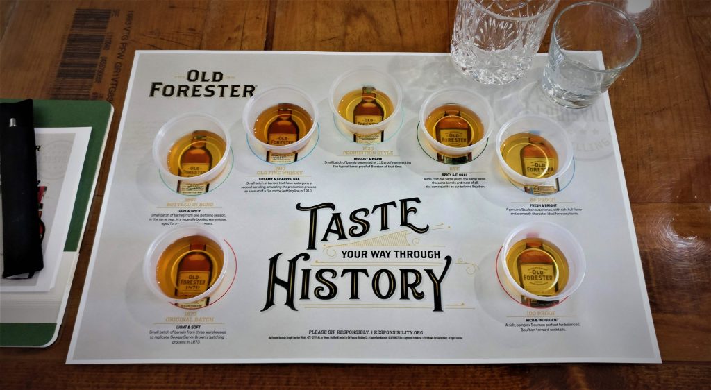 Old Forester Taste Through History