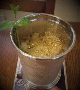 Martell Julep with nutmeg dusting
