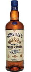 Dunvilles Three Crowns Irish Whiskey Sherry Finish