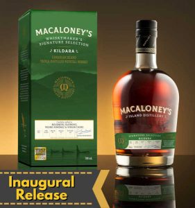 Macaloneys Kildara Canadian Island Triple Distilled Potstill Whisky