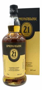 Springbank 21 Year Campbeltown Single Malt Scotch Whisky