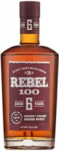 Rebel 100 6 Year Straight Bourbon Whiskey