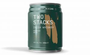 Two Stacks Dram in a Can Irish Whiskey