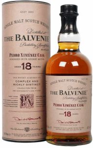The Balvenie 18 Year Old Pedro Ximenez Cask Finish Travel Retail Single Malt Scotch Whisky